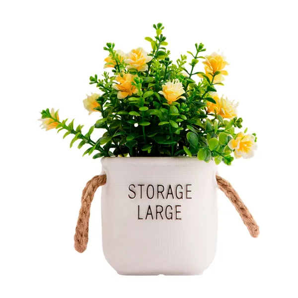 Foto 2 de Vaso Frases Alças Planta Sortida Harmonia Plástico 10x10x19,5cm LM3723 - honeyhome