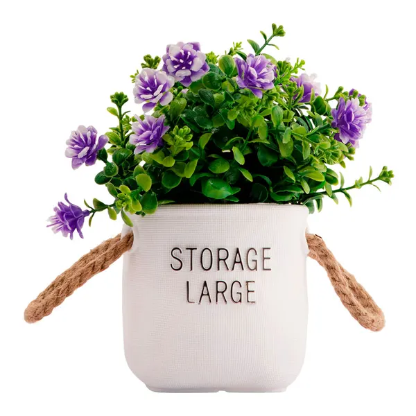 Foto 4 de Vaso Frases Alças Planta Sortida Harmonia Plástico 10x10x19,5cm LM3723 - honeyhome