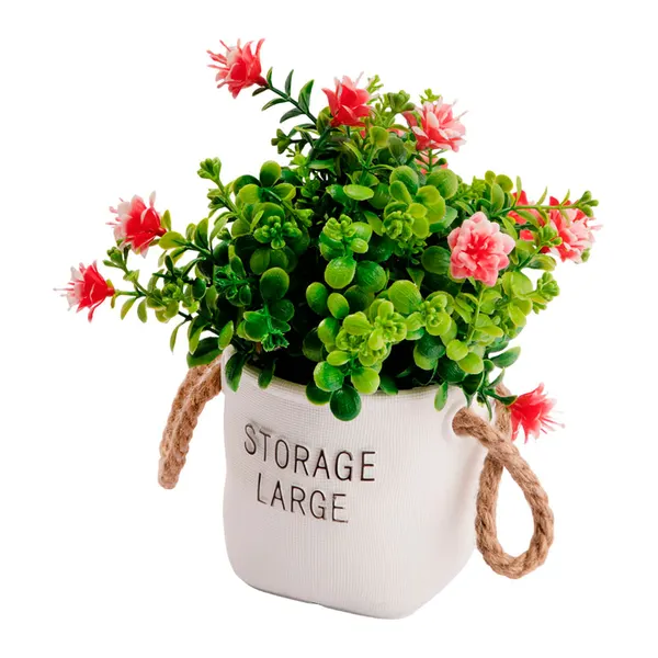 Foto 7 de Vaso Frases Alças Planta Sortida Harmonia Plástico 10x10x19,5cm LM3723 - honeyhome