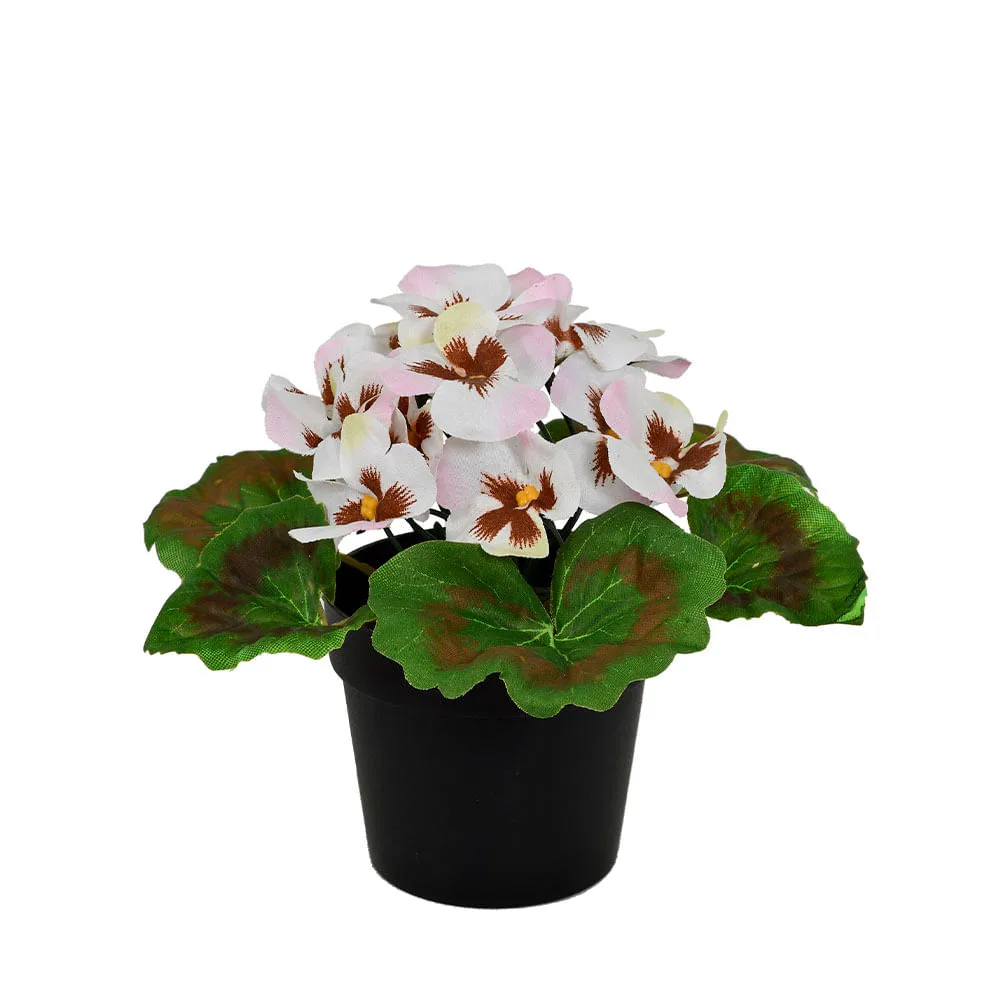 Arranjo de Violeta Artificial Creme E Rosa 55397012 - Grillo