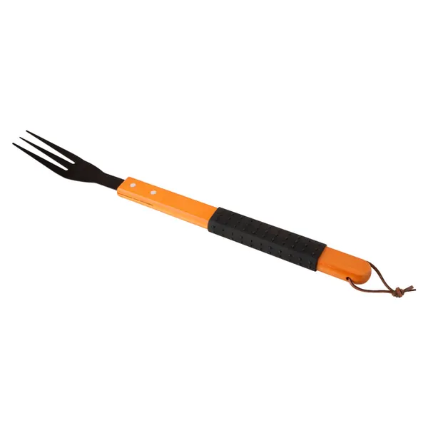 Foto 6 de Kit Churrasco 2 Peças Aço Inox, Plástico E Madeira 50,5cm Ref.CK6167 Clink