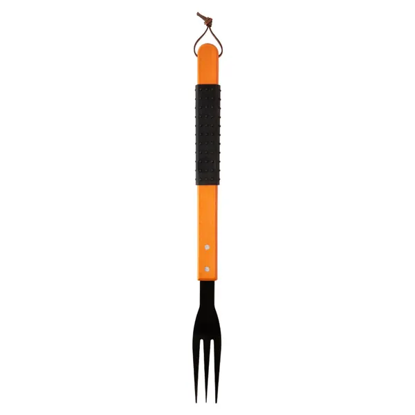 Foto 7 de Kit Churrasco 2 Peças Aço Inox, Plástico E Madeira 50,5cm Ref.CK6167 Clink