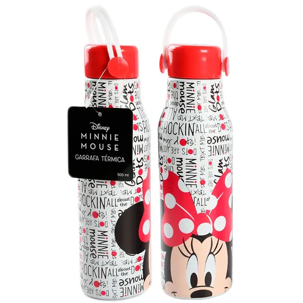 Foto 2 de Garrafa Termica Minnie 500ml Sortida DIS0609 - Honey Home