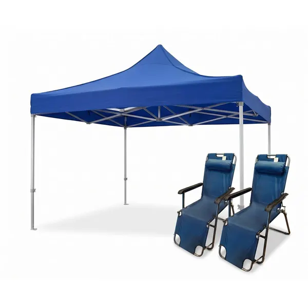 Kit 1 Tenda Gazebo + 2 Espreguiçadeira - Honey Home
