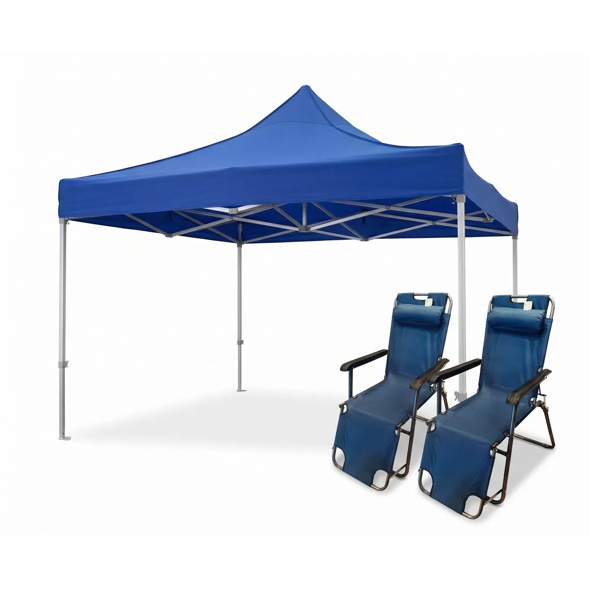 Kit 1 Tenda Gazebo + 2 Espreguiçadeira - Honey Home